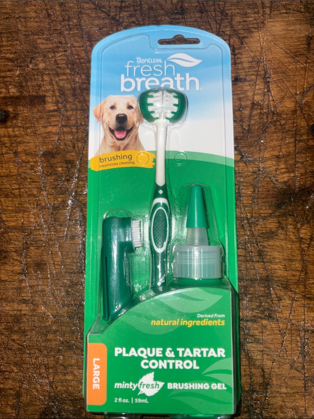 Fresh Breath Plaque & Tartar Control Brushing Gel — Green